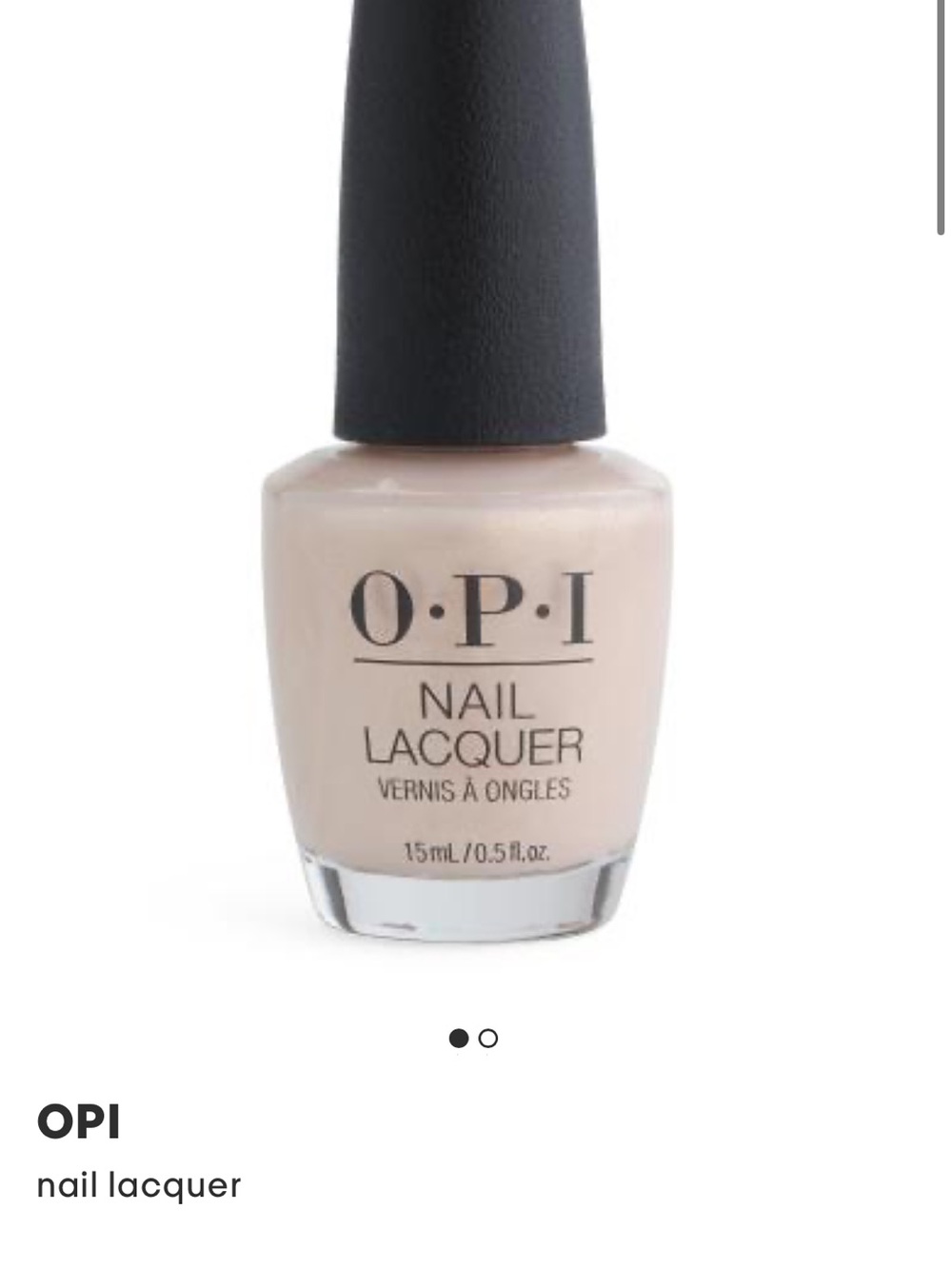 OPI Nail Lacquer - Soft Nude Beige
